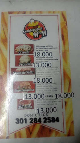 Combipapas M&M envigado