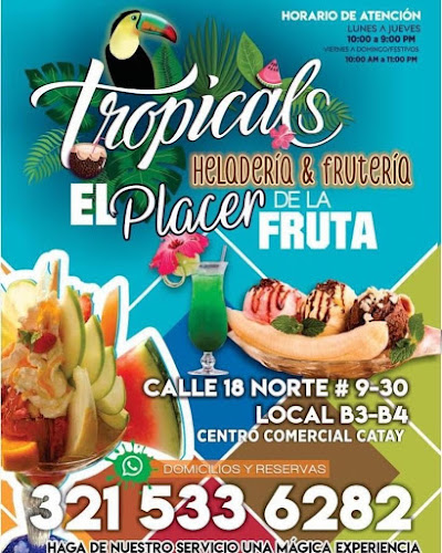Opinii despre TROPICALS Popayán în Popayán - Gastronomía y hostelería
