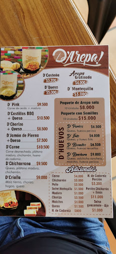 Comentarii opinii despre D' Arepa Sede Centro