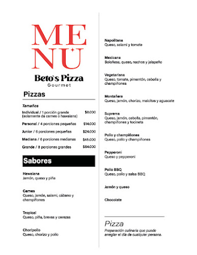 Beto's Pizza Manizales