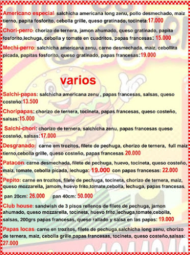 Comidas rapidas guaros burger