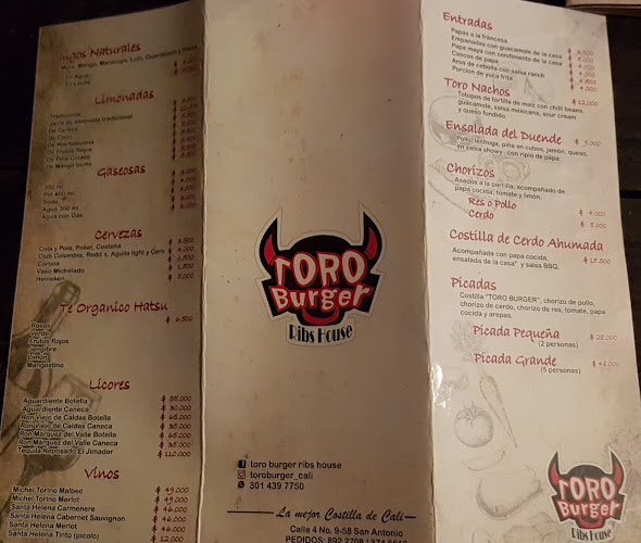 Toro Burguer & Rib's House - Cali