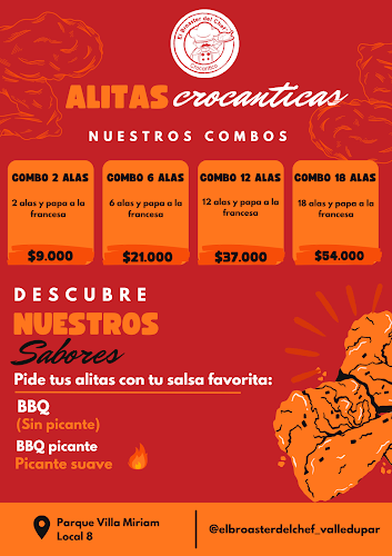 Opinii despre El broaster del chef Valledupar în Valledupar - Gastronomía y hostelería