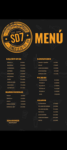 Opinii despre FAST FOOD SD7 în Sincelejo - Gastronomía y hostelería