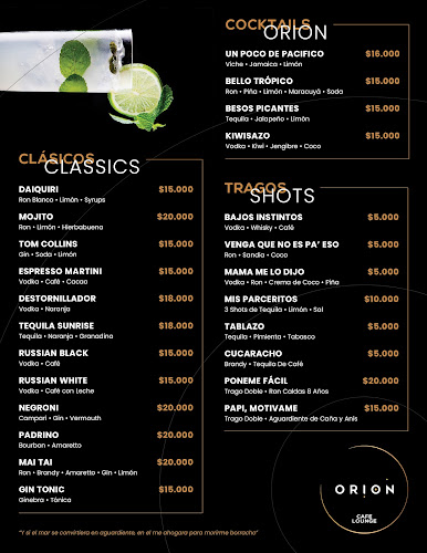 Opinii despre Orion Cafe Lounge în Cali - Gastronomía y hostelería