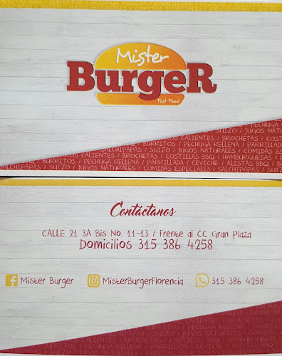 MISTER BURGER FLORENCIA