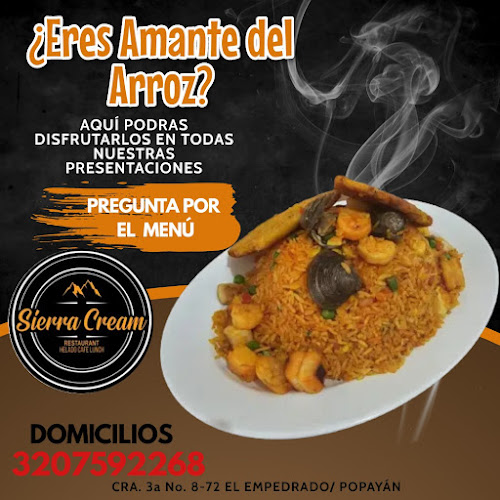 Sierra Cream Heladeria Cafe Lunch