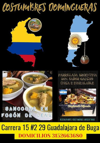 Opinii despre RESTAURANTE COSTUMBRES ARGENTINAS în Guadalajara de Buga - Gastronomía y hostelería