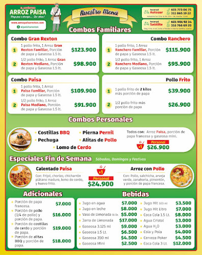 Opinii despre ARROZ PAISA EL PAISITA REXTON în Soacha - Gastronomía y hostelería