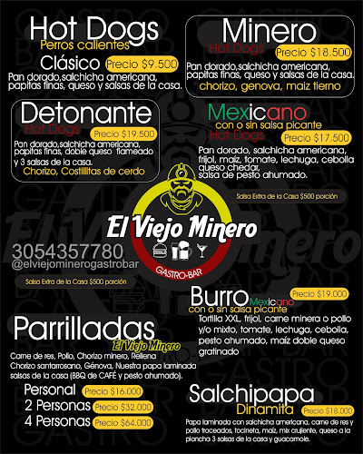 Opinii despre El Viejo Minero gastrobar în Sogamoso - Gastronomía y hostelería