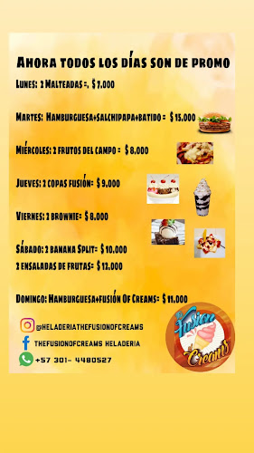 Opinii despre The Fusion of Creams Heladería în Palmira - Gastronomía y hostelería