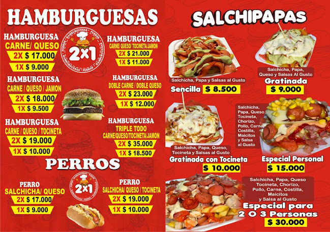 Hamburguesas 2x1 floralia