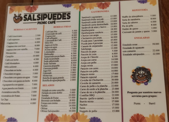 Opinii despre Salsipuedes Picnic Café în Anserma - Gastronomía y hostelería