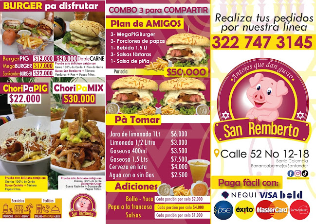 Opinii despre San Remberto Chicharrón restaurante în Barrancabermeja - Gastronomía y hostelería