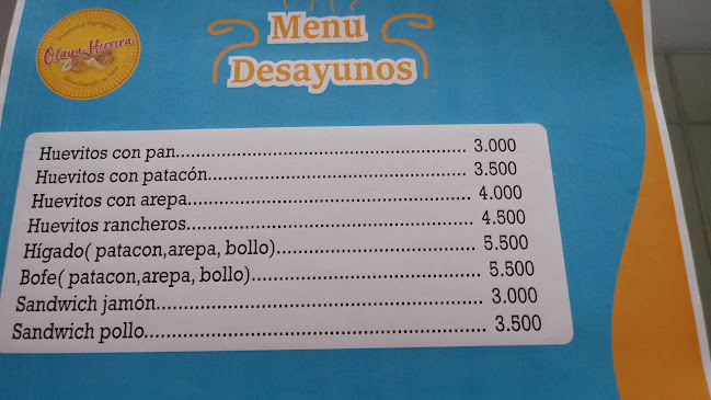 Panaderia olaya herrera