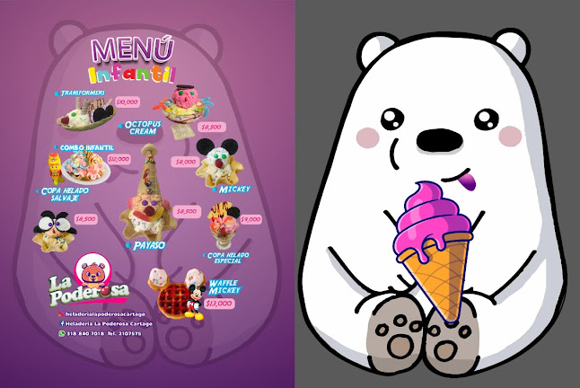 Heladería La Poderosa Cartago - Gastronomía y hostelería