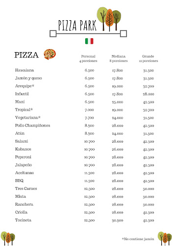 Opinii despre Pizza Park în Cartago - Gastronomía y hostelería