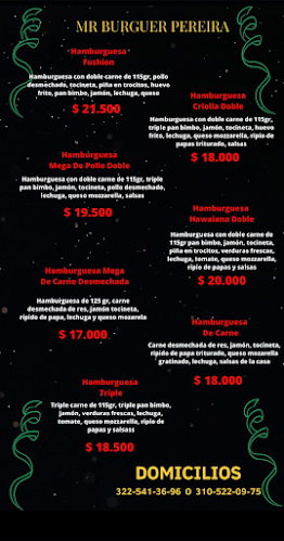 Opinii despre Mr Burguer Pereira în Pereira - Gastronomía y hostelería