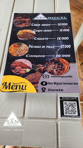 Opinii despre SAN MIGUEL. terraza-bar în Cereté - Gastronomía y hostelería