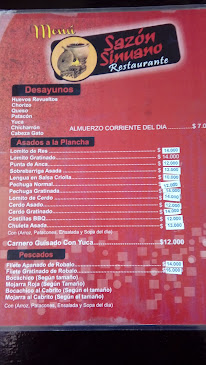 Restaurante Sazón Sinuano